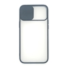 Slide Camera Lens Protection Shockproof TPU Phone Case for iPhone Color Matte Transparent
