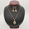 Picture of Ladies Silver Half Set  23.11g with Emerald stone