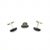 Enrico Marinelli Marble Cufflinks with Suit pin