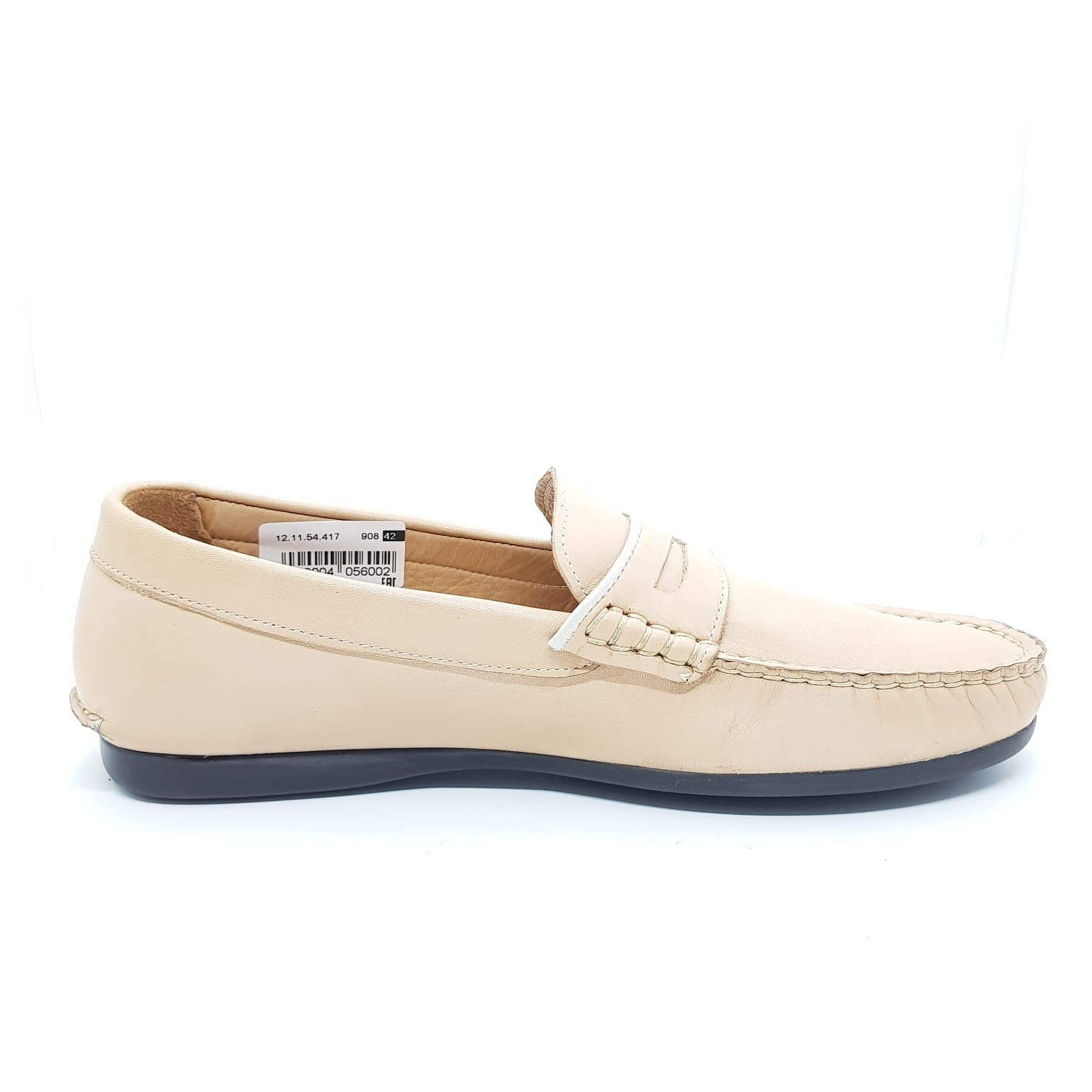 Enrico Marinelli Mens Leather Casual Loafer Cream Shoes| Telepathy ...