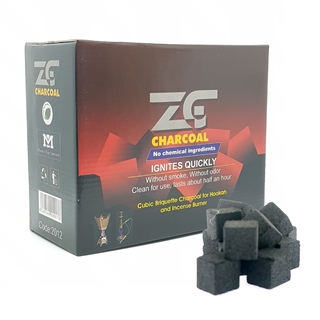 ZG Charcoal Cubic Briquette for Incense Burner Long Burning