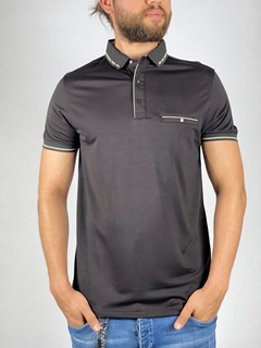 Men Slim Polo Shirt with Thin Cloth for Summer ( Annabi and Black Colors)