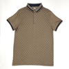 Men Polo Shirt Thin cloth Cool Summer Slim Brown Color