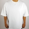 Long T-shirt with Tight Round Neck in Black and White Colors
