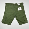 Cotton Lace Up Cargo Short for Men in White, Black and military Green Colors
