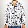Raincoat Hoodie with Musical Design