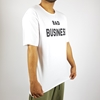 Short Sleeves Long T-Shirt Bad Business for Men in Black and White Colors