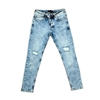 Men Faded Blue Ripped Jeans