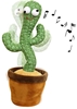 Wriggle Dancing Plush Cactus Toy with Funny Electronic Repeat Voice and Birthday song for Kids and Adults