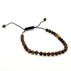 4mm Tiger's Eye Natural Stone Bracelets for Women and Men Round Beads