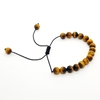 8mm Tiger's Eye Natural Stone Bracelets for Women and Men Round Beads