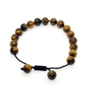 10mm Tiger's Eye Natural Stone Bracelets for Women and Men Round Beads