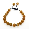 10mm Brown Onyx Natural Stone Bracelets for Women and Men Round Beads