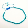 2mm turquoise Natural Stone Bracelets for Women and Men Round Beads