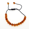 5mm Amber Bracelets for Women and Men Round Beads
