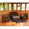 Wicker Outdoor Garden Sofa Set for Garden, House and Beach Sides