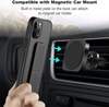 Magnetic Case For iPhone With Stand Wrist Strap