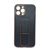 iPhone TPU Carbon Fiber Design Magnetic Case with Wrist Strap