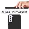 Samsung Galaxy S21 Liquid Silicone Phone Case Black Color