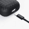 Apple AirPod and Airpod Pro Case, Protective Cover with Key-chain, Black and Navy Color Weave Pattern