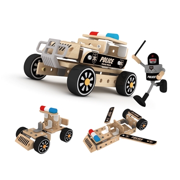 Police wooden toy
