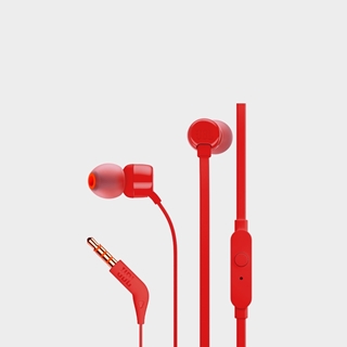 Jbl Tune 110 In-Ear Headphone - Red